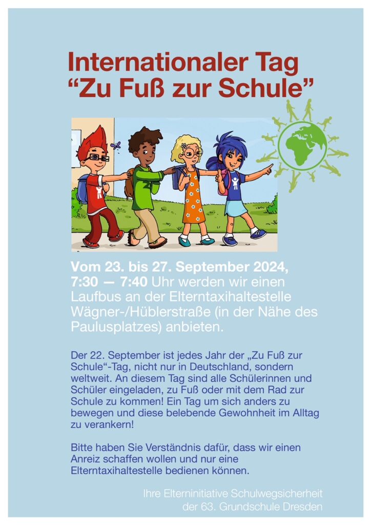 Aktionstage „Zu Fuß zur Schule“